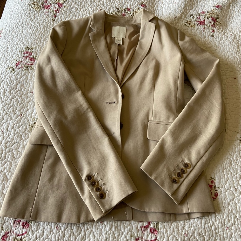 JCrew khaki suit
